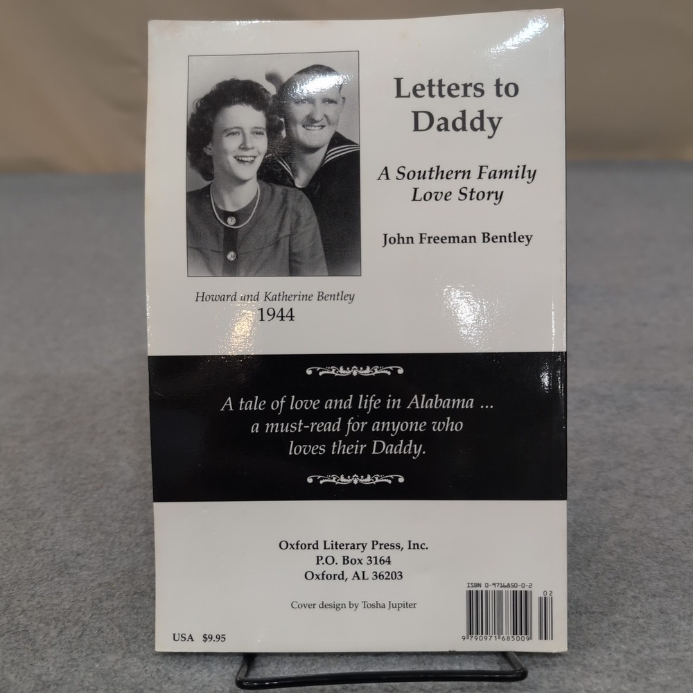 Letters to Daddy A Southern Family Love Story John Freeman Bentley Signed Book - Picture 2 of 4